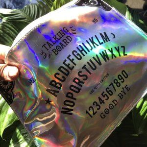 Iridescent Spirit Ouija Board Makeup Pouch
